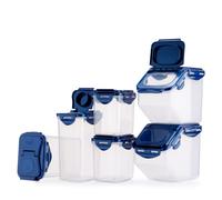 LocknLock 6 Piece Pantry Storage Set with Flip Top Lids PURPLE