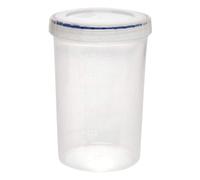 Locknlock Round Food Storage Container Twist Lock Airtight Leak Proof Bpa Free Microwave Dishwasher Safe Transparent 760Ml