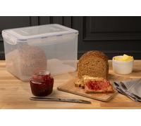 Locknlock Classic Clear Rectangular Plastic Airtight Food Storage Container With Freshness Tray 9L