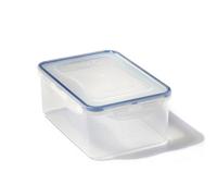 Locknlock Classic Clear Rectangular Plastic Easy Clean Reusable Airtight Food Storage Container 2.3L