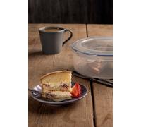 Locknlock Classic Clear Round Plastic Airtight Reusable Food Storage Container With Lid 2.5L