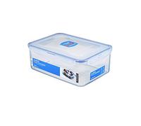 Lock & Lock HPL826 Rectangular Storage Container-Clear/Blue, 2.6 L