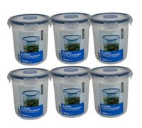 Locknlock Classic Round 700Ml Food Storage Containers Airtight & Leakproof Bpa-Free Microwave & Freezer Safe Set Of 6