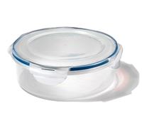 Locknlock Classic Clear Round Plastic Airtight Reusable Food Storage Container With Lid 1.6L