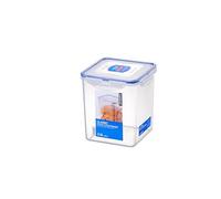 LocknLock Classic Square 2.6L Airtight Food Storage Container with Lid | BPA Free, Great For Sugar And Pantry Staples, Dishwasher Safe, in Clear