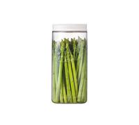 Locknlock Door Pocket Clear Square Plastic Airtight Reusable Food Storage Canister 1L