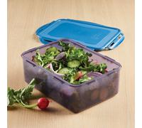Locknlock Eco Clear Rectangular Recycled Plastic Reusable Airtight Food Storage Container 2.6L