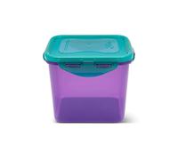 Locknlock Eco Purple Rectangular Recycled Plastic Reusable Airtight Food Storage Container 850Ml