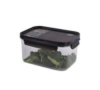 LocknLock LBF405TRN Modular-Food Containers with Lids-BPA Free-Stackable-Durable and Clear Tritan Plastic-Dishwasher Microwave Freezer Safe, Brown, 1.5 l