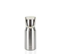 LocknLock Metro Bottle Double-Wall Insulated Stainless Steel with Silicone Handle, 16 oz, Silver