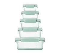 LocknLock NestnLock 5 Piece Sage Container Set