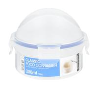 Locknlock Classic Clear Domed Plastic Easy Clean Airtight Reusable Food Storage Container 300Ml