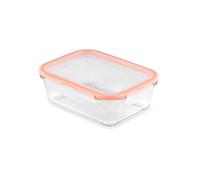 Lock & Lock Rectangular Container, Glass, Clear, 1 Litre