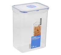 Locknlock Classic Clear Rectangular Plastic Reusable Airtight Food Storage Container 1.8L