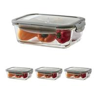 LocknLock Rectangular 630ml (Pack of 4)