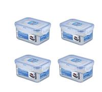 Locknlock Rectangular Airtight Food Storage Container Box Bpa Free 470Ml X 4 Pack