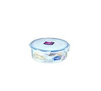 Locknlock Classic Clear Round Plastic Airtight Reusable Food Storage Container With Lid 1.6L