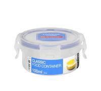 Locknlock Round Classic Food Container 100Ml (3Oz) 74mm Dia X 43mm - Airtight & Leakproof Bpa-Free Food Box