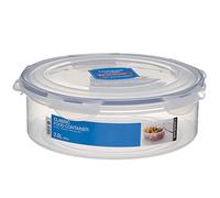 LocknLock Round Container, Plastic, Clear, 2.5L, Ø245×86.5mm