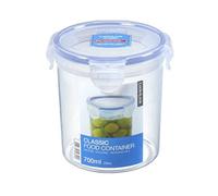 Locknlock Round Food Storage Container Airtight Leak Proof Bpa Free Transparent Kitchen Box 700Ml
