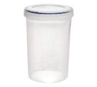 Locknlock Round Food Storage Container Twist Lock Airtight Leak Proof Bpa Free Microwave Dishwasher Safe Transparent 760Ml