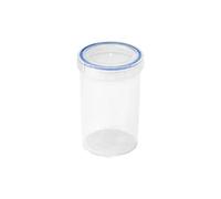 Locknlock Round Food Storage Container Twist Lock Airtight Leak Proof Bpa Free Microwave Dishwasher Safe Transparent 330Ml