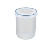 Locknlock Round Food Storage Container Twist Lock Airtight Leak Proof Bpa Free Microwave Dishwasher Safe Transparent 900Ml
