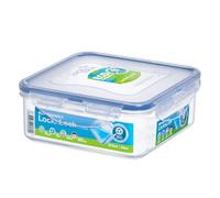 Square 870ml (155 x 155 x 60mm), Clear/Blue