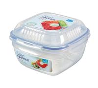 Locknlock Square Lunch Box With Sauce Pot Airtight Leak Proof Bpa Free Microwave Safe 950Ml