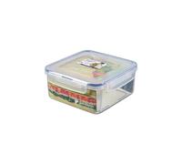 LocknLock To Go Sandwich Box with Divider, 1.2 L, 100% Airtight and Waterproof Storage Container, Dishwasher and Microwave Safe, BPA-Free Lunch Boxes with Dividers, Meal Prep Containers