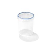 Locknlock Twist Clear Round Plastic Easy Clean Reusable Airtight Food Storage Container 560Ml