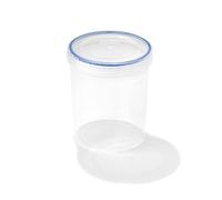 Locknlock Twist Clear Round Plastic Easy Clean Reusable Airtight Food Storage Container 900Ml