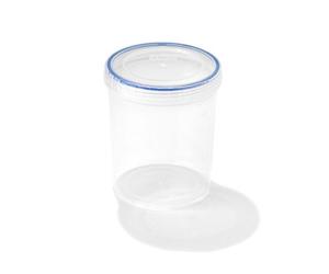 Locknlock Twist Clear Round Plastic Easy Clean Reusable Airtight Food Storage Container 900Ml