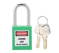 Lockout Padlock, Insulating Lockout Tagout for Chemical Electrical Energy and Nuclear Energy (Green),Locks and Accessories