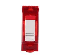 Lockout Switch Cover Plate, Universal Electrical Switch Protector, Engineering Plastic 120x45x26mm - Secure Snap Flip Design, Impact Resistant, Industrial Safety Use