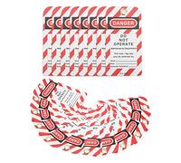 Lockout Tag, 30PCS Lockout Tagout Tags Rewritable Danger Do Not Operate Safety Warning Label Reusable Safety Tags for Industry Chemistry