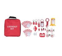 Lockout Tagout Kit, Professional Industrial Safety Electrical Circuit Breaker Locks Hanging Tags Buckles Keys Set for Workplace Security System ABS Brass Stainless Steel Nylon