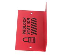 LOCKOUT TAGOUT Locks Station, Professional Alloy Steel Padlock Holder Rack, Easy to Install Red LOTO Storage Center for 5-8 Padlocks, fit for Industrial Management