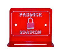 Lockout Tagout Padlock Station - Hold Up to 6 Padlocks | Wall-Mounted Safety Organiser for Loto Compliance | Industrial Workplace Safety