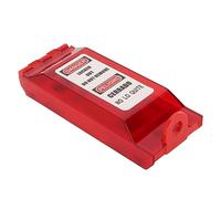 Lockout Tagout Universal Wall Switch Cover, Lockout Switch Cover Plate Wall Switch Cover, Visual Design Universal Engineering Plastic Wall Switch Cover for Electrical Switch, Red