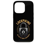 Lockpicking The Art Of Small Movements Locksmith Case for iPhone 13 Pro