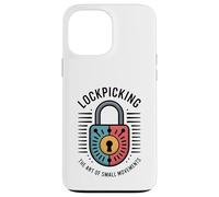 Lockpicking The Art Of Small Movements Locksmith Case for iPhone 13 Pro Max