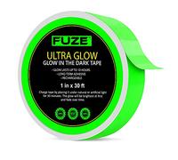 Lockport Glow in The Dark Tape - 30 Ft x 1 in - Bright - Rechargeable - Reflective - Glow Tape Glow in The Dark - Halloween Decoration, Night Decorations, and Home Marking