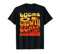 Locks of Growth Scalp Decline Retro Visual Irony Humor T-Shirt