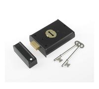 Locks P402 Rimlock Black Finish 62 x 76 mm