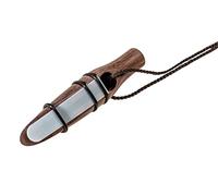 Lockschmiede Deer Leaf - Handmade, Easy to Play 2 in 1 Universal - Deer Leaf with Integrated Walnut Kitzfiep Includes Digital Instruction Manual