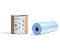 LOCKSMELL Nappy Bin Liner Compatible with Tommee Tippee Sangenic & Other Nappy Bin Cartridges | Made from Recycled Materials | Equivalent to 16 Sangenic Refills + REFILL TUBE (200 m)