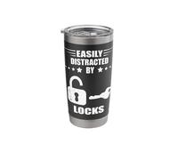 Locksmith Easily Distracted Lock Picker Locksmithing Stainless Steel Insulated Tumbler