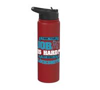 Locksmith Lock Picker Key Maker Technician Locksmithing Job Stainless Steel Insulated Water Bottle