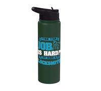 Locksmith Lock Picker Key Maker Technician Locksmithing Job Stainless Steel Insulated Water Bottle